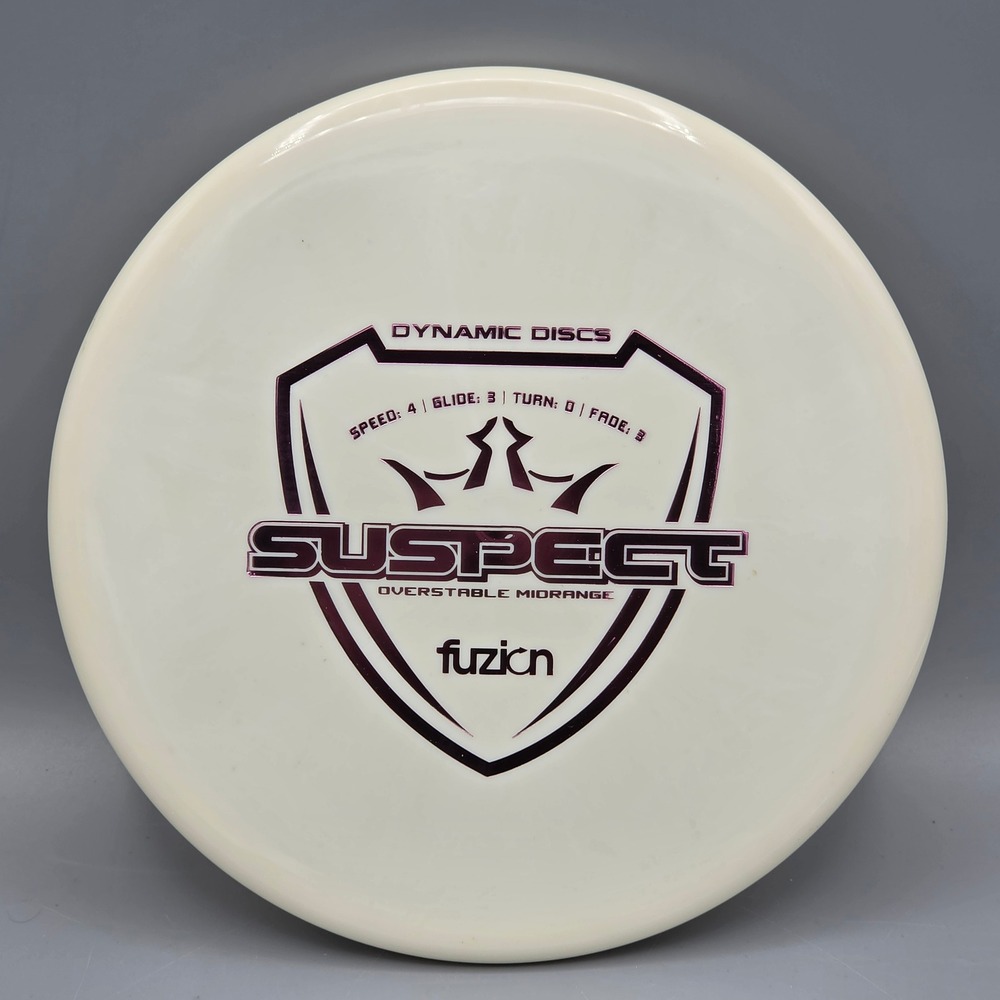 NEW Dynamic Discs Midrange 170g White Suspect Fuzion Overstable Disc Golf